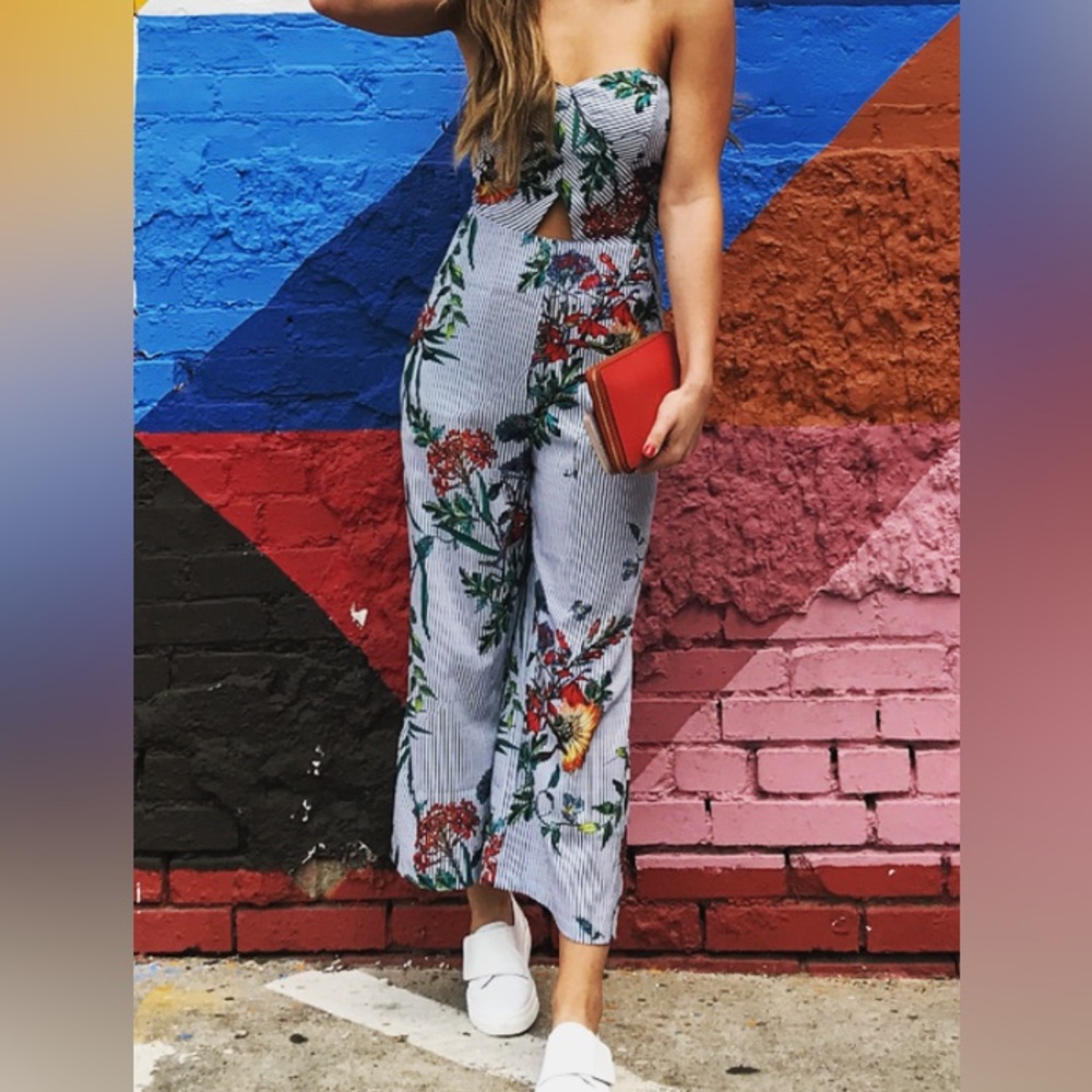 Floral jumpsuit